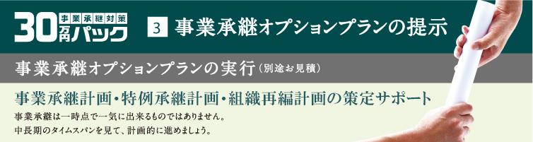 事業承継オプションプランの提示