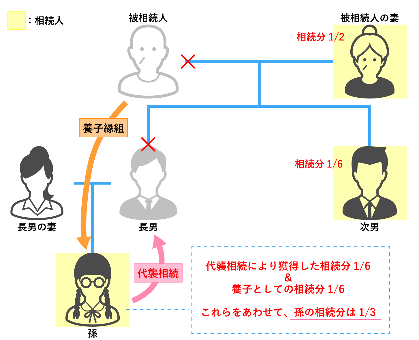 相続　孫　養子　コラム