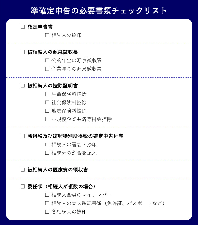 確定 申告 必要 書類